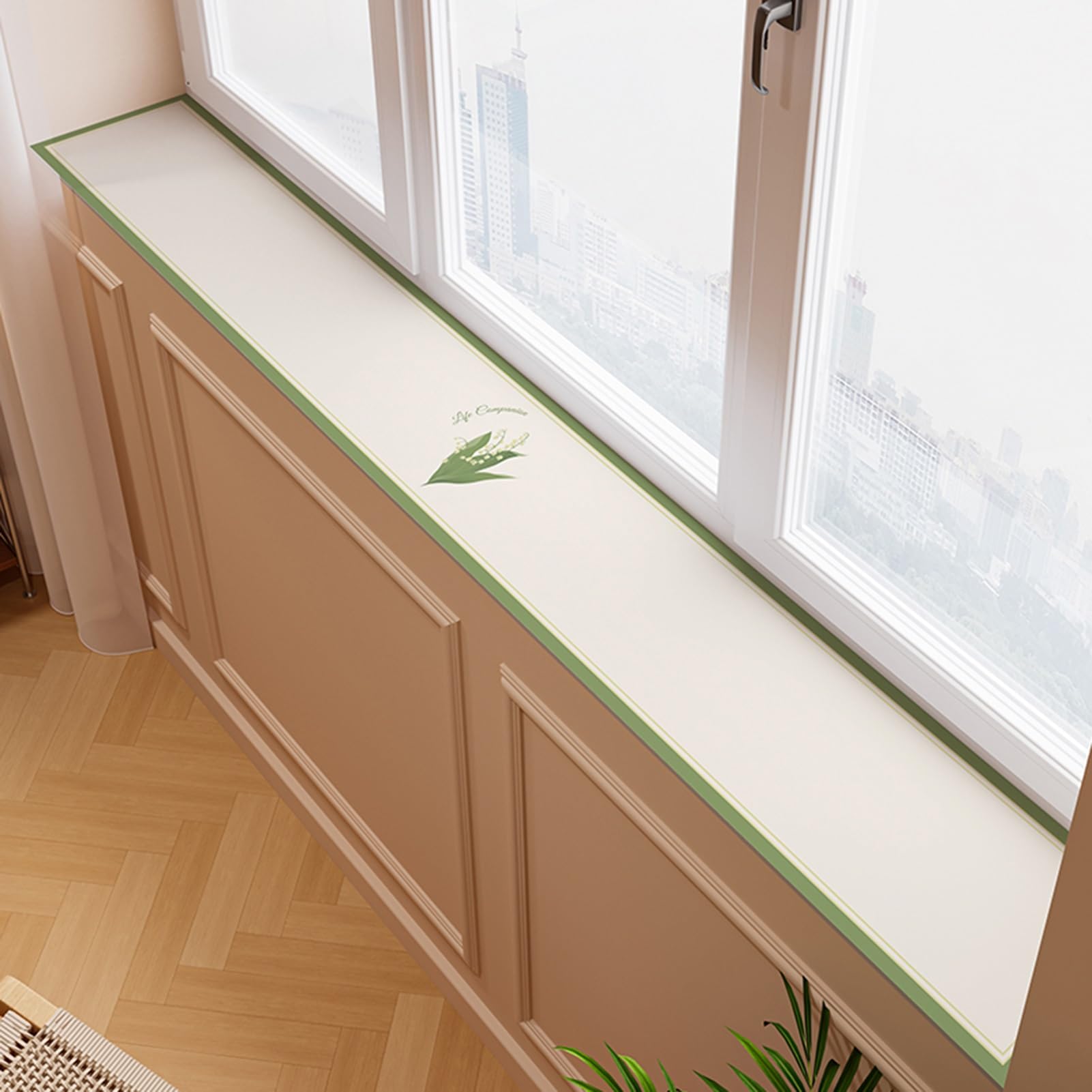 Tapis d'appui de fenêtre anti-infiltration pour rebord de balcon intérieur