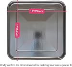 13" Square Baking Pan for Ninja Foodi Digital & Dual Heat Oven | Heavy-duty enamel finish