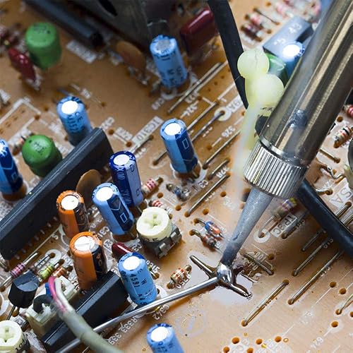 Miniatura 8 de Alambre de soldadura 6040 Alambre de soldadura Estaño Plomo Núcleo de colofonia, 0.024 in y 0.039 in Alambre de soldadura con colofonia para