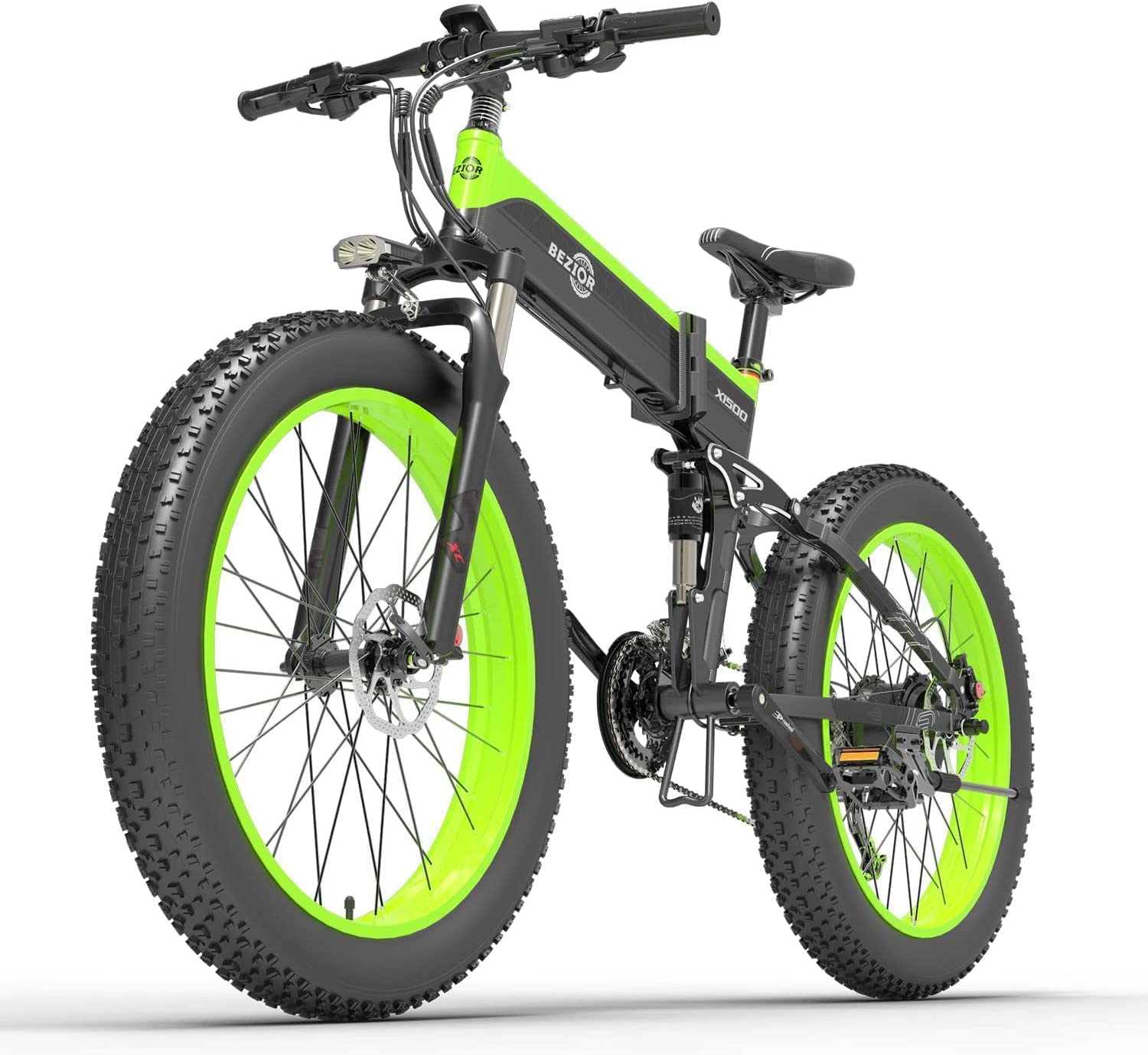 Buy Electric Bike X1500 for Adults, Foldable 26" x 4.0 Tire Electric