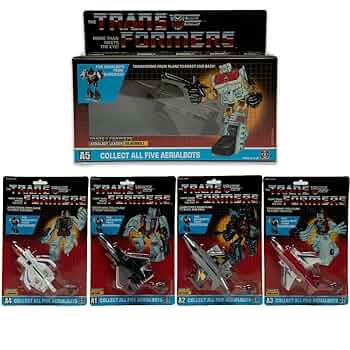 美品海外版トランスフォーマー G1 ダイノボット 砲撃戦士 スワープ 5体セット 美品 アメリカ版 トランスフォーマー G1 ダイノボット 砲撃戦士