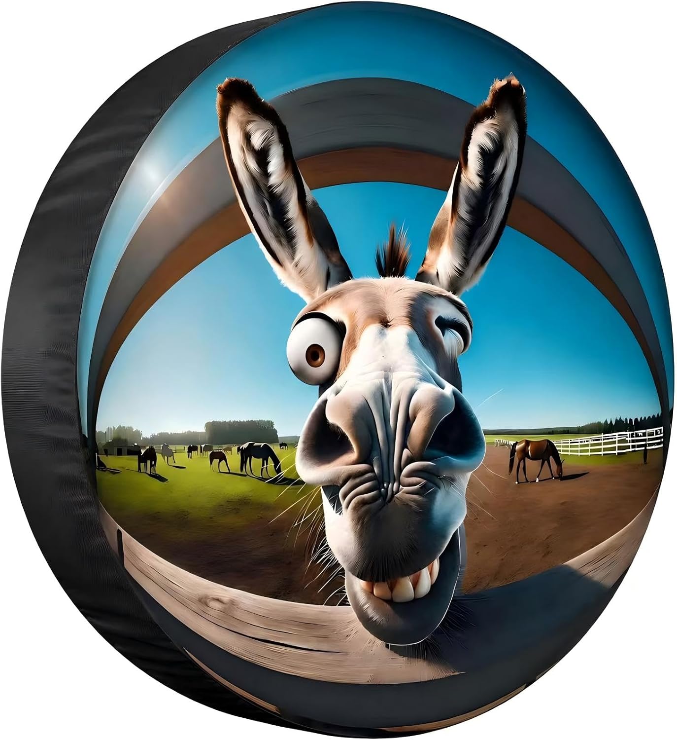 Spare tire Cover - Spare tire Covers for Trailers Camper RV 15 inch Wheel Protectors Weatherproof Wheel Covers Waterproof Universal Fit Trailer Rv SUV Truck Travel