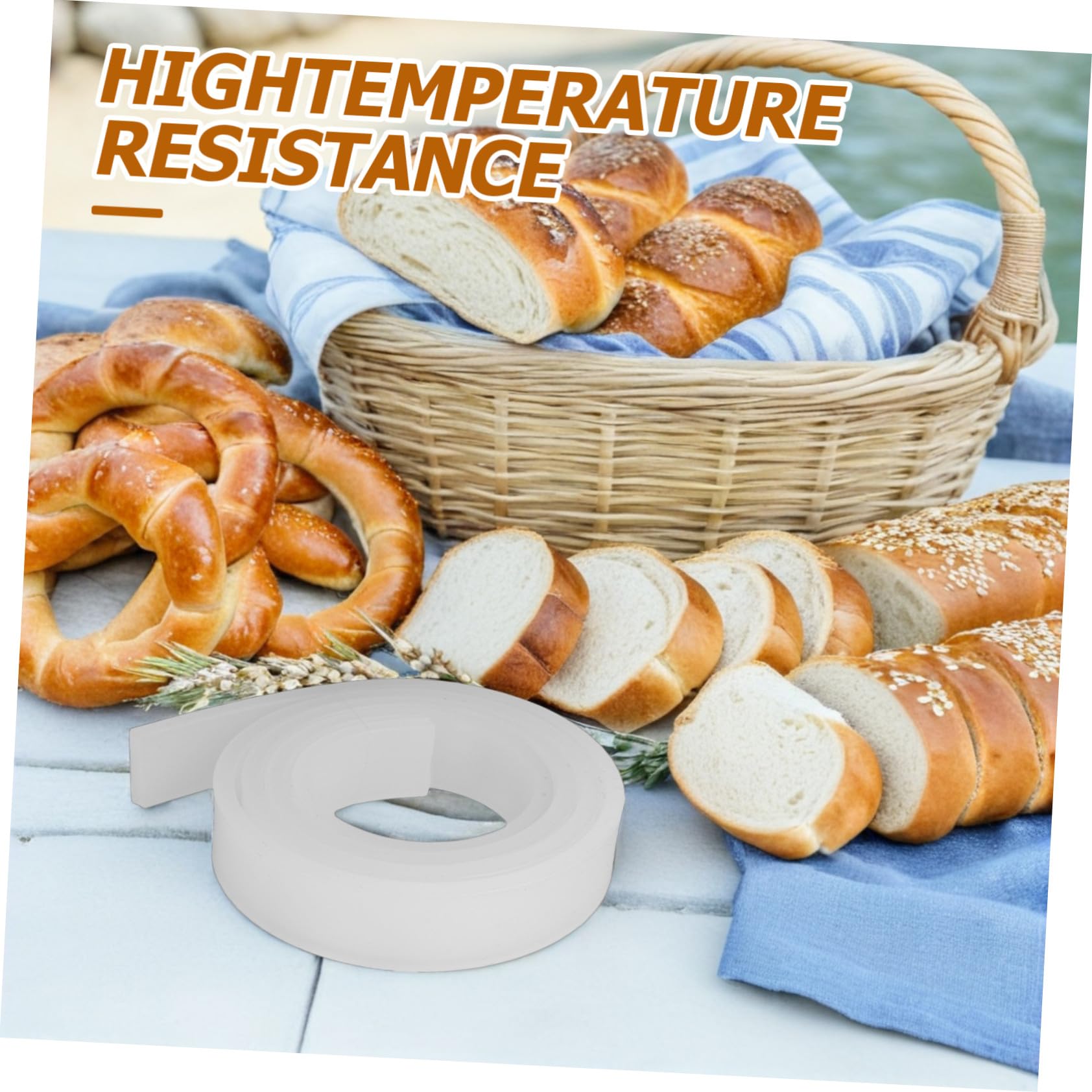 Tira de Silicona Herramienta de Modelado para Moldear Azúcar | Texturizado para Chocolate y Fondant, Resistente a Altas Temperaturas, Uso en Pastelería y Entornos Comerciales