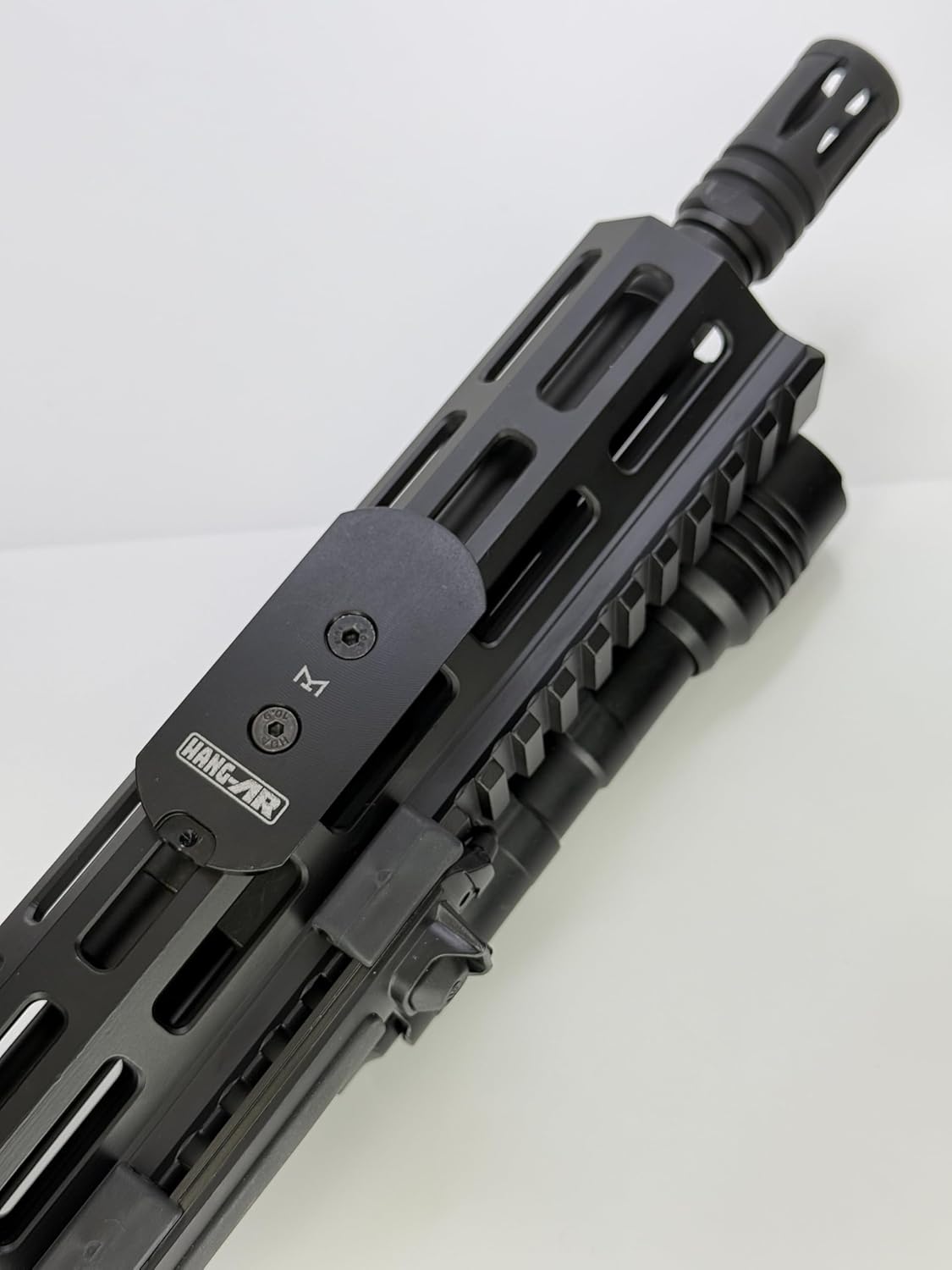 Rifle Mount for MLOK – Low Profile Invisible Gun Rack | Universal AR-15 Wall & Safe Storage Hook | Tactical Rifle Hanger & Display System- Hang-AR Stealth Mount for M-LOK