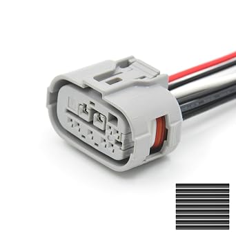Toyota/Lexus 9-Pin Auto Gearbox Gear Switch Connector Wiring Harness Plug, Part# 90980-12362 4F5908-0000, Fits Corolla, Camry, Reiz, RAV4, Lexus