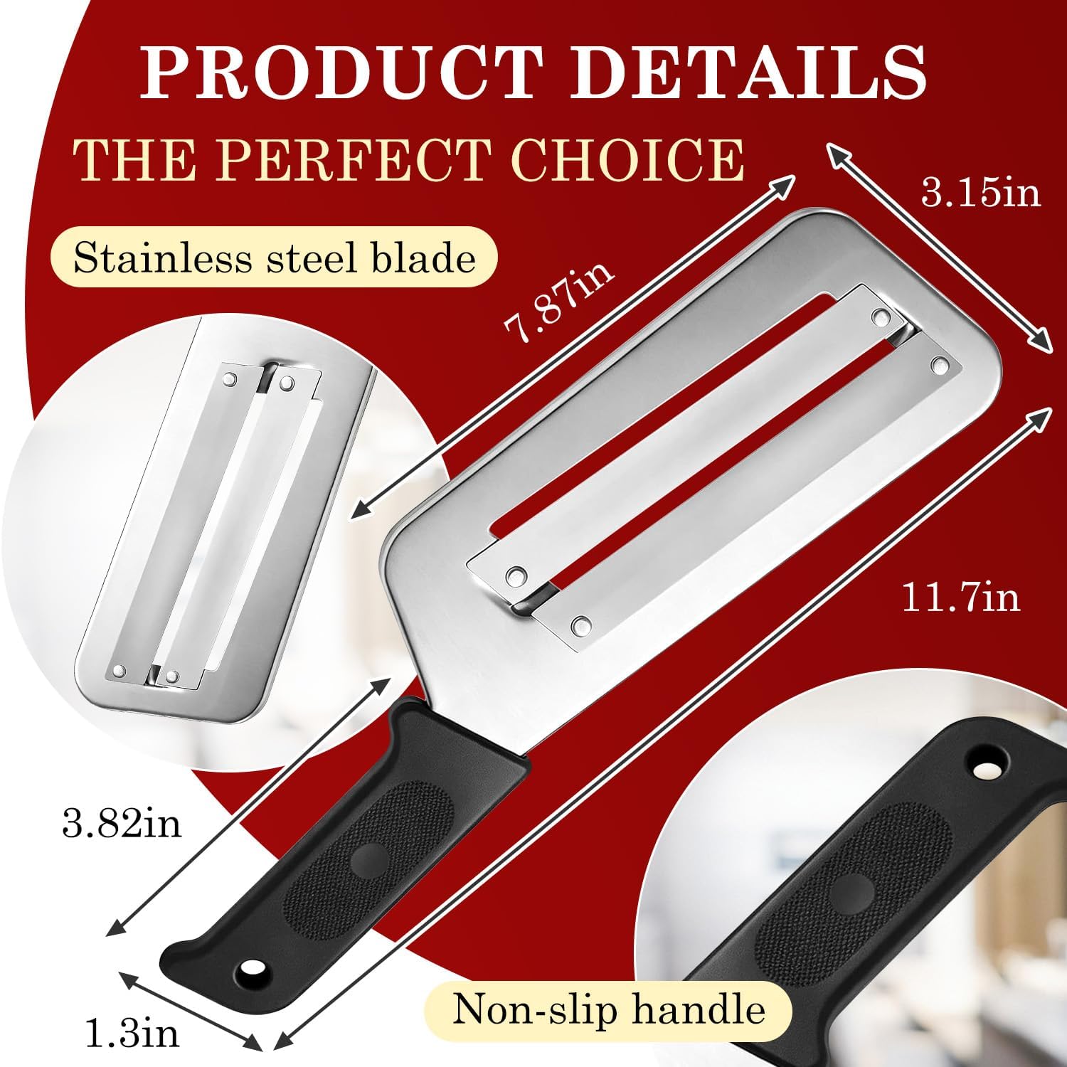 Cabbage Shredder for Coleslaw, Stainless Steel Cabbage Slicer Cutter Chopper, Vegetable Mandoline Slicer for Lettuce Cucumber Carrot, Kitchen Grater for Sauerkraut Kimchi