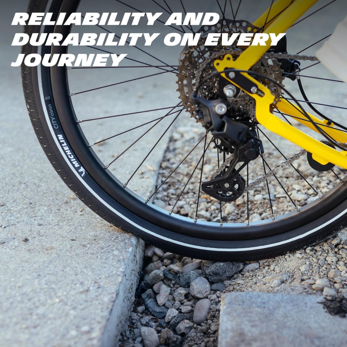 Michelin City Cargo TT Hybrid Tire - 20x2.20, Heavy-Duty Cargo Bike Tire with Cargo Shield Technology, Magi-X Compound, Double 62 TPI, All-Weather Grip