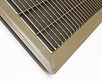 Vista 13 de HVAC Premium 4" X 30" or 30" X 4" Heavy Duty Walkable Floor Grille - Fixed Blades Air Grille - Brown [Outer Dimensions: 5.75 X 31.75]