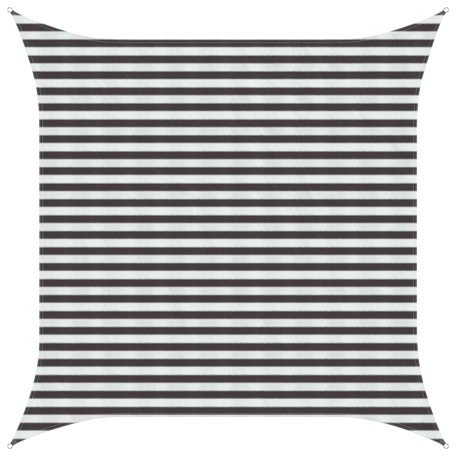 Voile d'ombrage carrée 3,6m pour créer un coin d'ombre frais sur votre patio