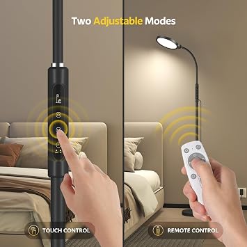 Morfone Light Therapy Lamp, 11000 Lux Sunlight Lamp with Adjustable Height