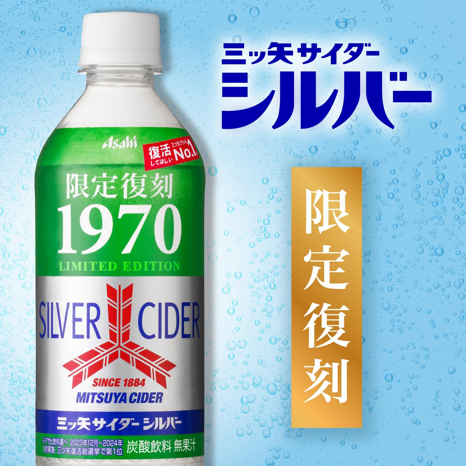 Amazon.co.jp: アサヒ飲料 三ツ矢サイダーシルバー 500ml×24本