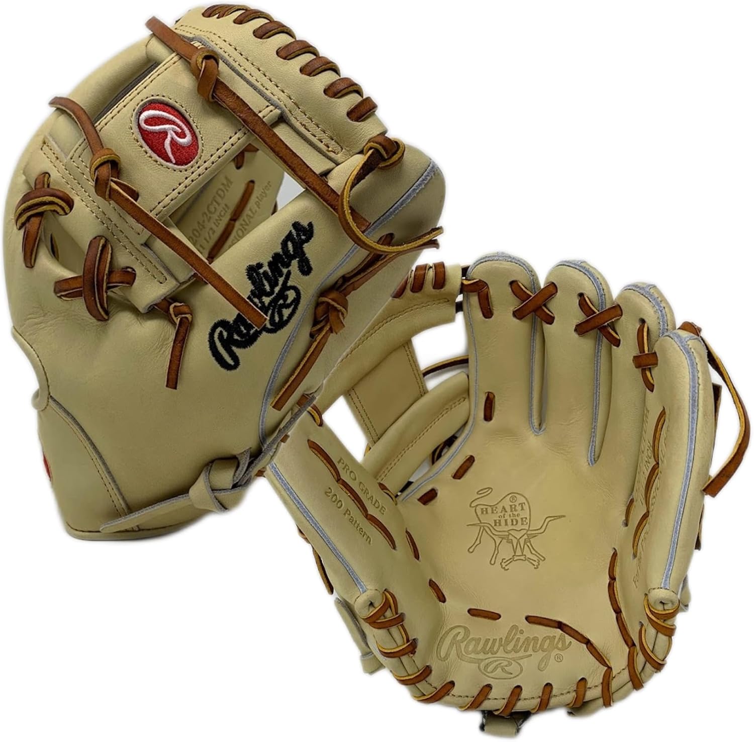 Rawlings Heart of The Hide Baseball Glove Pro Stiff & Standard Fit Models | Classic Colors | Sizes 11.5" - 12.75" | Multiple Styles