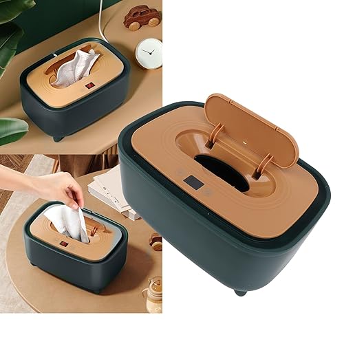 Miniatura 8 de Calentador de toallitas para cambios de pañales, calentador de toallitas y dispensador de toallitas húmedas para bebés, calentador de toallitas
