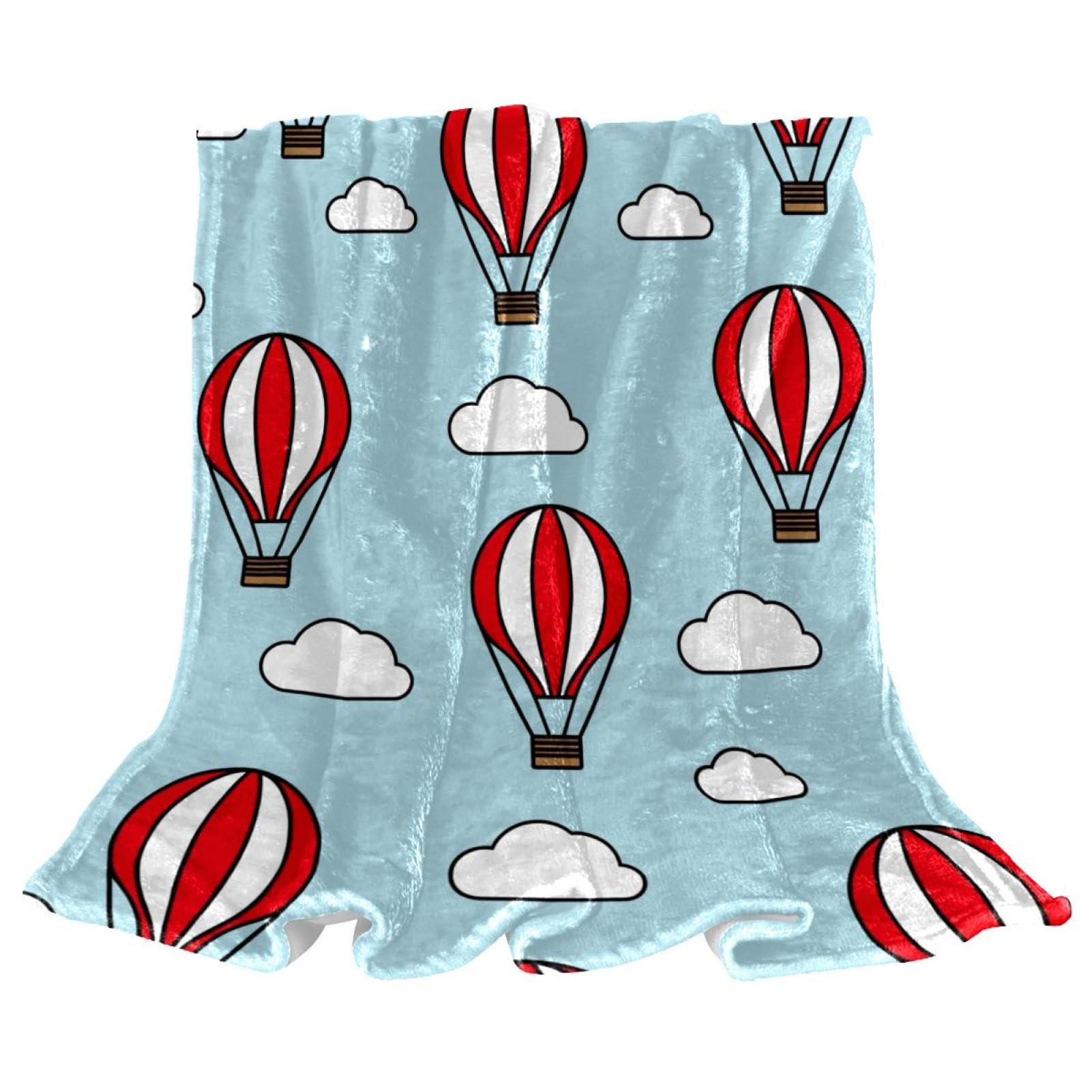 Couverture microfibre montgolfière pour envelopper votre intérieur de douceur