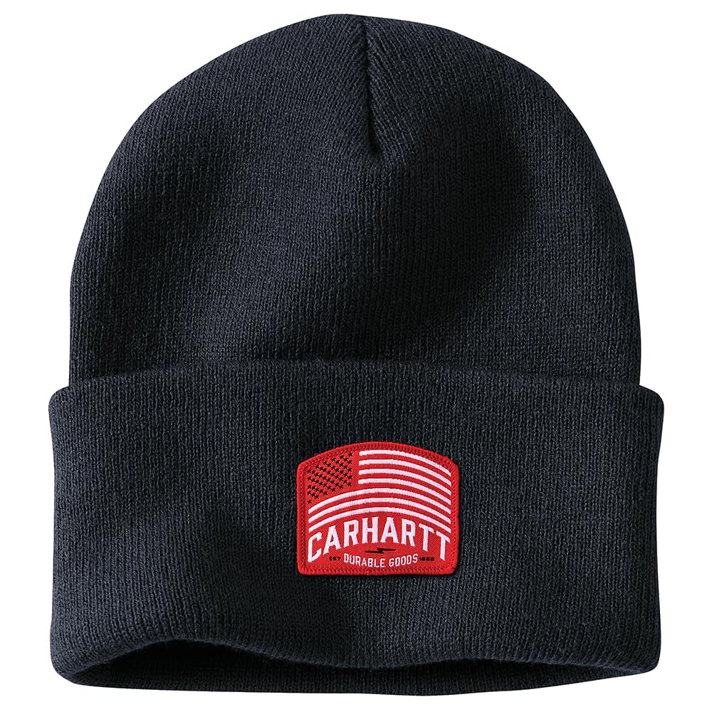 Carhartt Men's Knit Flag Patch Beanie