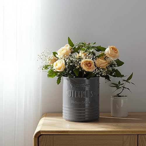 Miniatura 3 de DOWAN Soporte industrial para utensilios de cocina de 7.2 pulgadas, color gris + 7.2 pulgadas, blanco