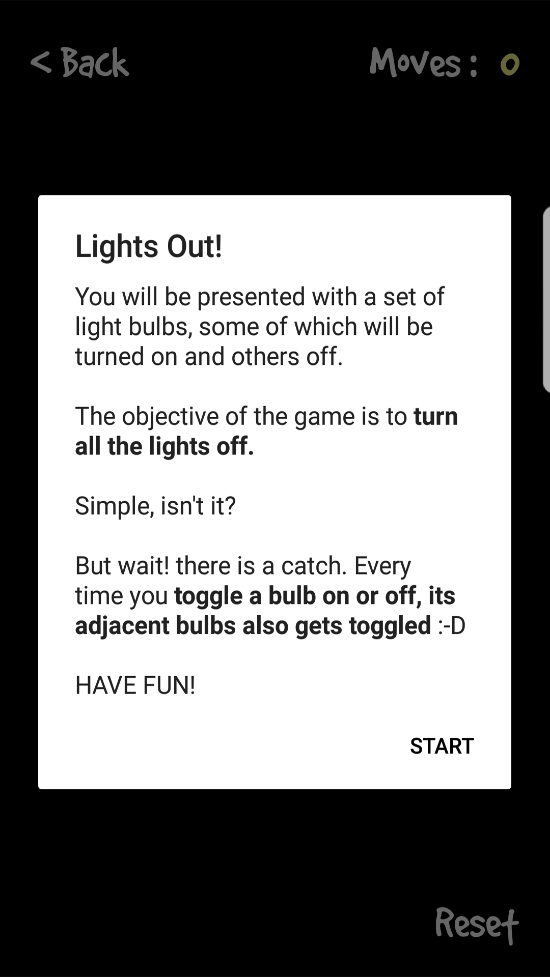 Lights Out Puzzle game App on Amazon Appstore