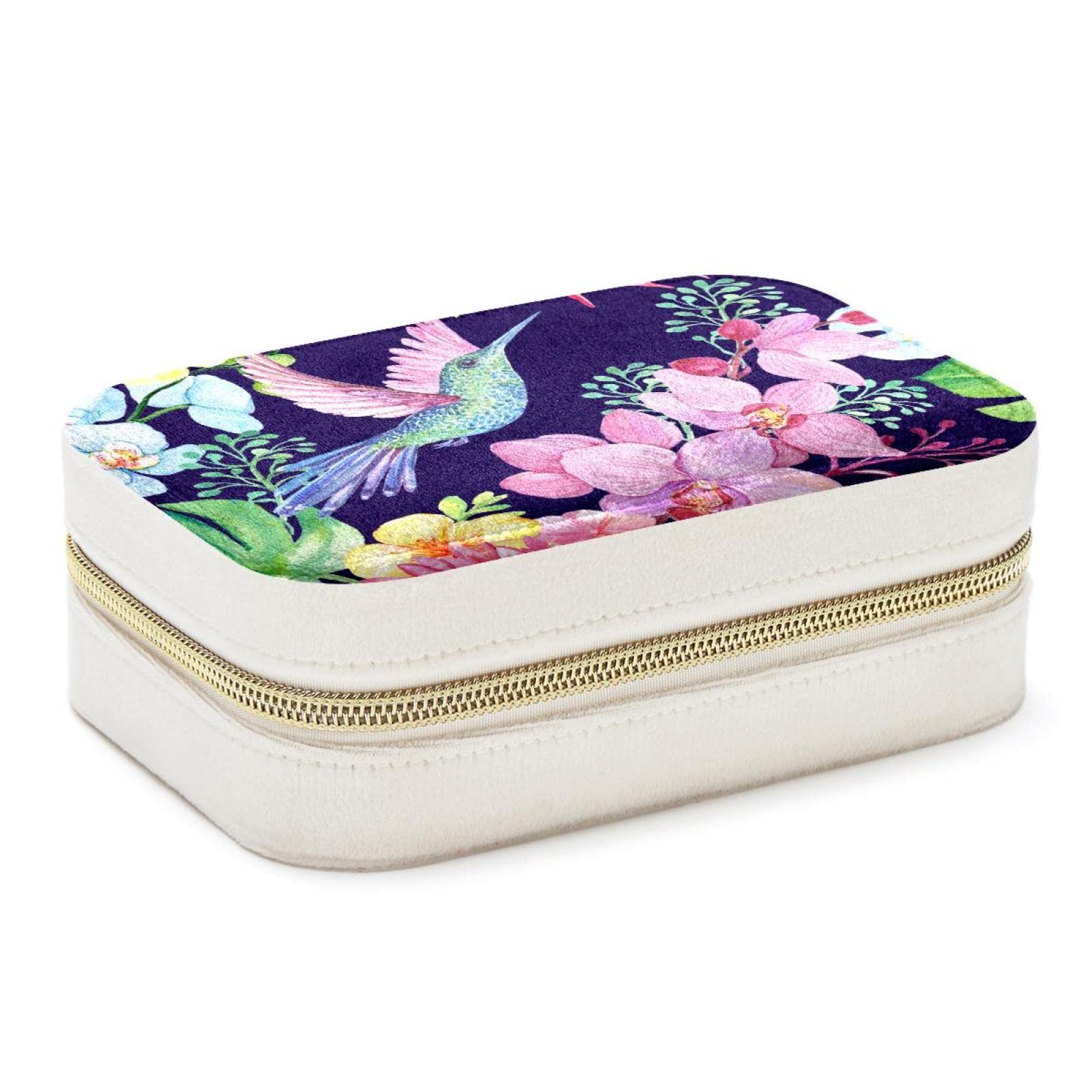 Boîte à bijoux colibri de voyage pour organiser vos bagues