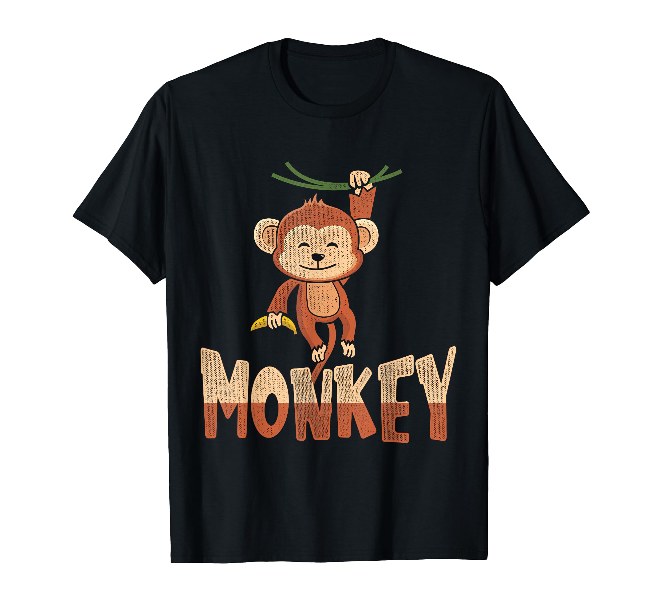 Animal Tees & Gift IdeaCute Monkey T-ShirtOEKO-TEX STANDARD 100