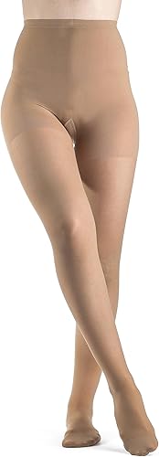 Miniatura 7 de SIGVARIS Pantimedias de punta cerrada Sheer 780 para mujer 15-20mmHg - Negro - Grande Largo