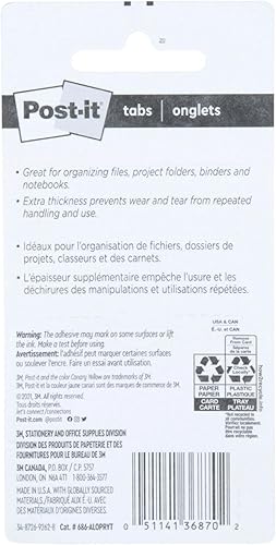 Miniatura 4 de Post-it Tablas 1 pulgada sólida aguamarina amarillo rosa rojo verde naranja 6color 36dispensador 686-ALOPRYT