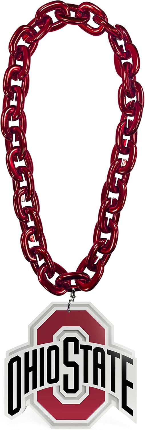 Aminco Ohio State Buckeyes NCAA Fan Chain, Red