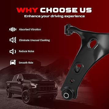 Front Left Lower Control Arm and Ball Joint Assembly Compatible with Subaru Forester 2014 2015 2015 2016 2017 2018 Driver Side, replace# K622857 20202SG010