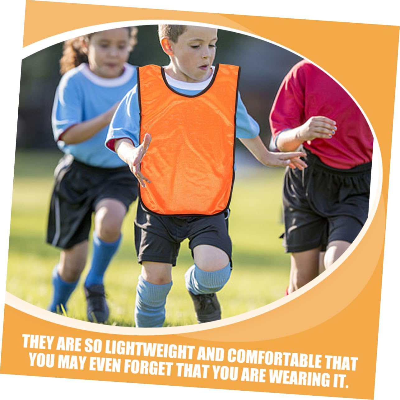 Training Soccer Equipment 10pcs Boys and Girls Soccer Pinnies Basketball Vests Youth Sports Jerseys Quick-dry Machine Washable