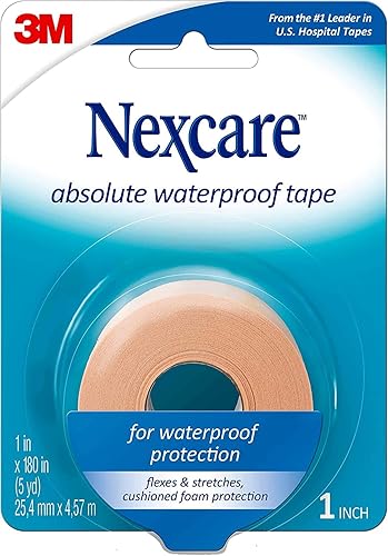Miniatura 8 de Nexcare Absolute - Cinta impermeable de 1 pulgada x 5 yardas 1 ea paquete de 7