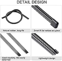 Vista 5 de Kit de limpiaparabrisas trasero para Mazda CX-3 2015 2016 2017 2018 2019 2020 2021 Tamaño 12 "limpiaparabrisas trasero