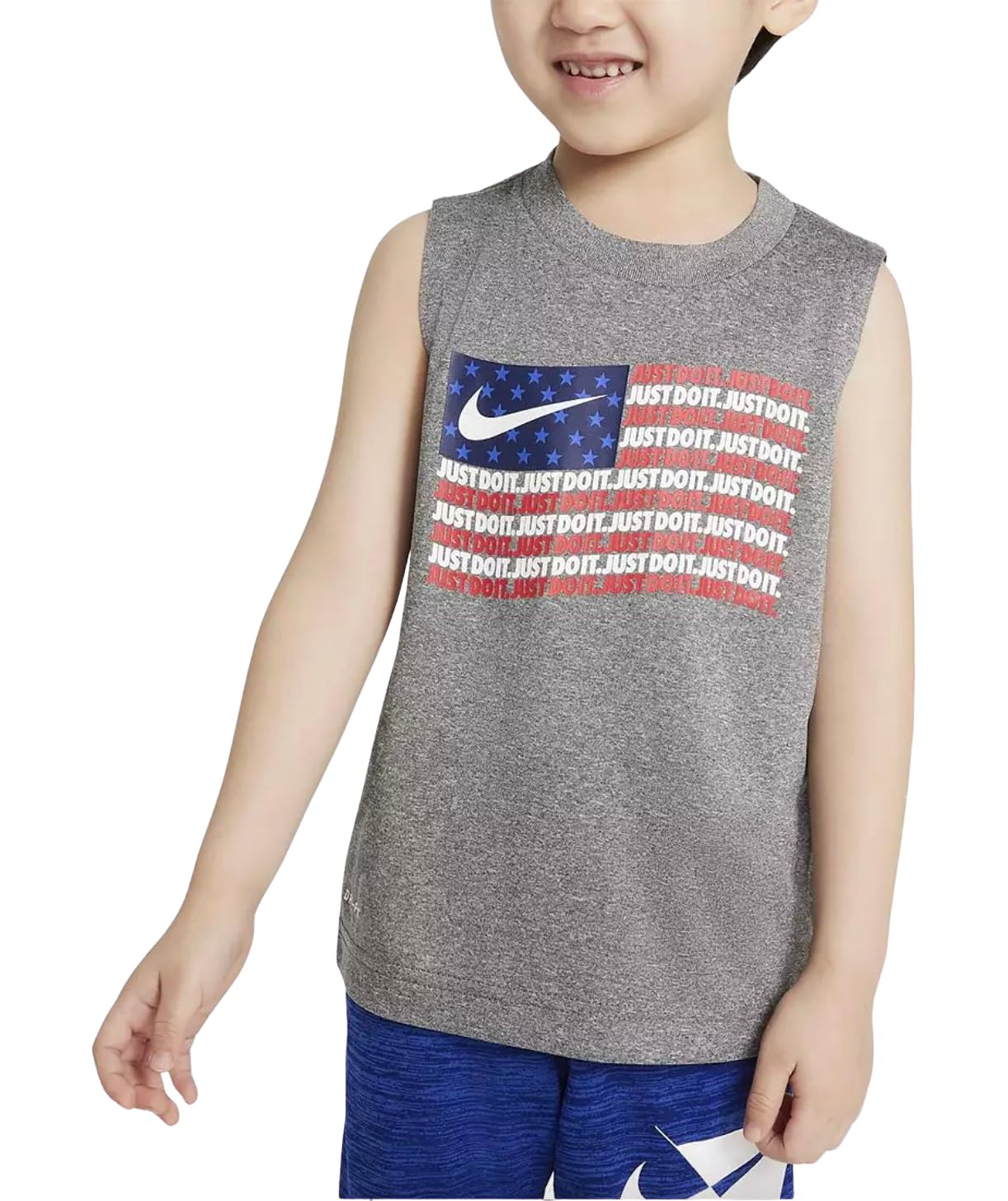 Nike Little Boys' Just Do It Flag Muscle Tank Top