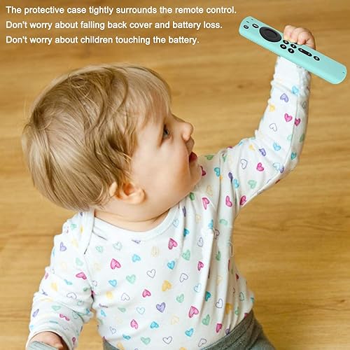 Miniatura 3 de 2 Pack Silicone Remote Cover Compatible with Fire TV Stick 4K Alexa Voice Remote Control, Lightweight Anti Slip Shockproof Protective Sleeve (Mint