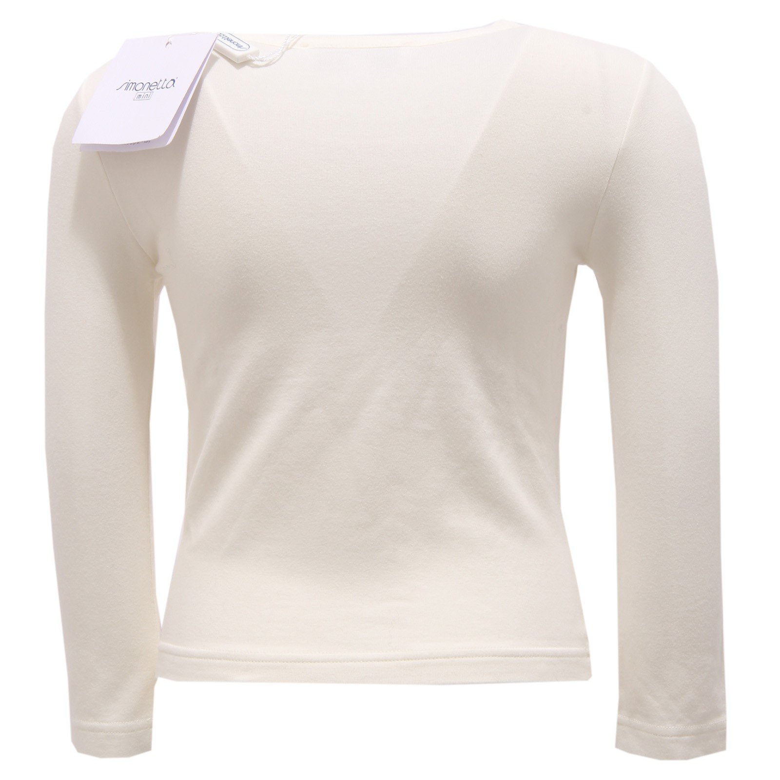 Simonetta 8053V koszulka dziecięca MINI cotton ivory t-shirt dla dzieci