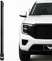 Vista 1 de EcoAuto Antena Universal Corta Stubby para Camión de 12" — Accesorios para Camión para Ford, Dodge, GMC, Chevy, Jeep (2007+) - Antirrobo