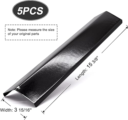 Miniatura 2 de Criditpid Piezas de repuesto para placas de calor para parrilla Brinkmann 810-3660-S, 810-2512-S, 810-8411-5, 810-2511-S, repuesto de domador de