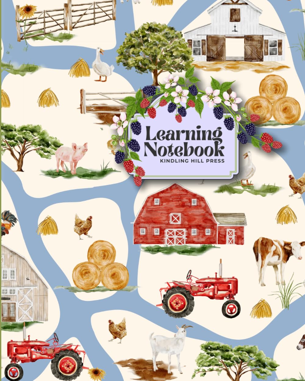 Learning Notebook: 20-Week Undated Homeschool Assignment Journal for Children: Daily Planning, Habit Tracking, Weekly Reflection & Gentle Self-Grading | Charlotte Mason Inspired | Kindling Hill Press