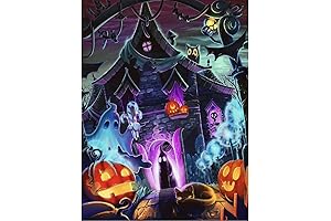 Halloween Diamond Painting Kits: Unveil the Haunted House's Allure