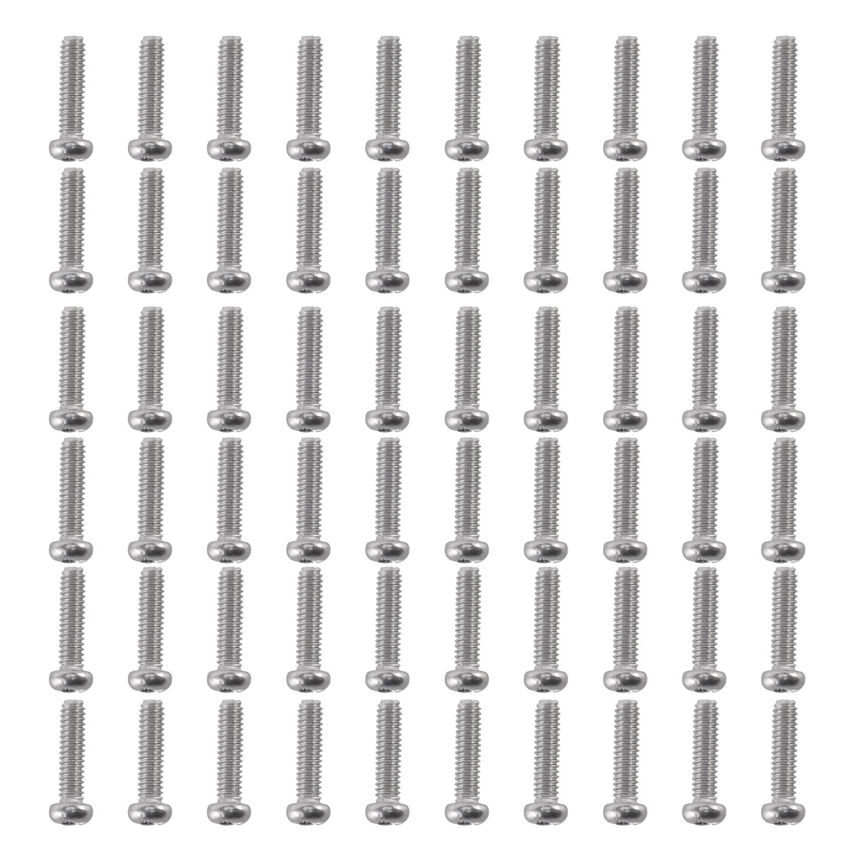 MARKELL M2 x 8mm 304 Edelstahl Flachkopfschrauben Bolzen 60 Stuecke