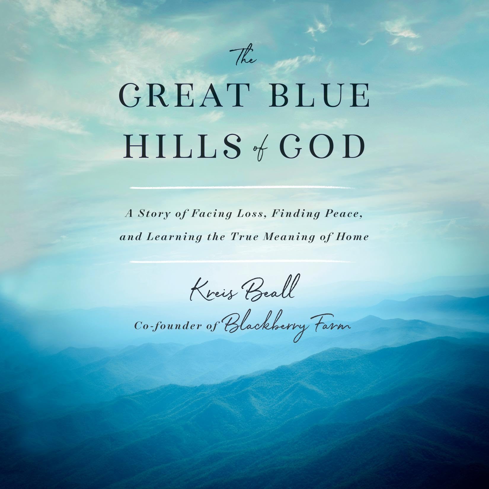 Cover art for The Great Blue Hills of God