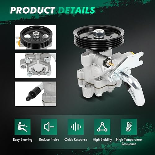 Miniatura 86 de SCITOO Bomba de dirección asistida compatible para 2005 para Saab 9-2X 2.0L, 2006 para Saab 9-2X 2.5L, 2004-2005 para Subaru Impreza 2.0L, 21-5396