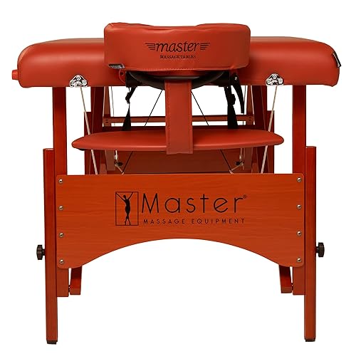 Miniatura 4 de Master Massage Fairlane Therma-Top - Mesa de masaje portátil de 28 pulgadas, color canela, sistema de calefacción ajustable, parte superior térmica