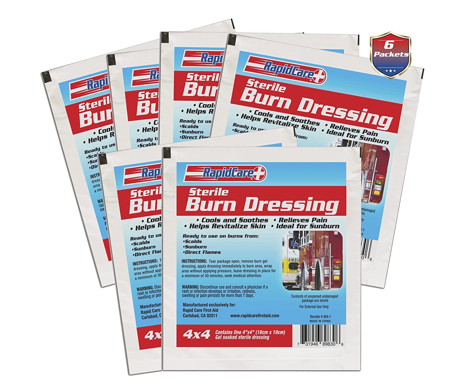 Amazon.com: First Aid Burn Dressing,Hydrogel Burn & Wound Care