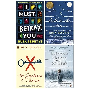 Ruta Sepetys Collection 4 Books Set I Must Betray You, Salt to the Sea, The Fountains of Silence, Between Shades Of Gray