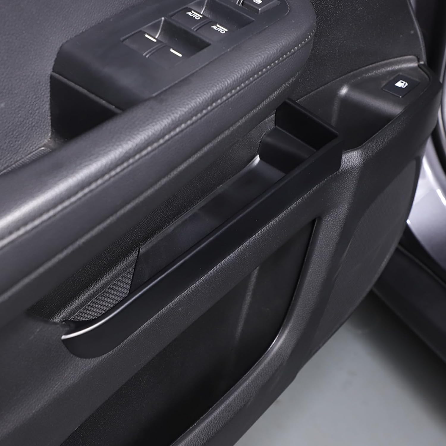 2PCS Door Side Storage Box Fit for Honda Pilot 2015-2022 ABS Door Organizer Tray Front and Rear Door Slot Pockets Storage Box Accessories