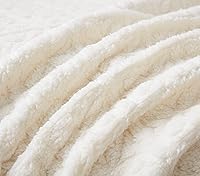 Vista 4 de Chezmoi Collection Bethany - Juego de edredón Sherpa de 3 piezas tamaño King, manta de sherpa acolchada floral, reversible, de microfibra lavada