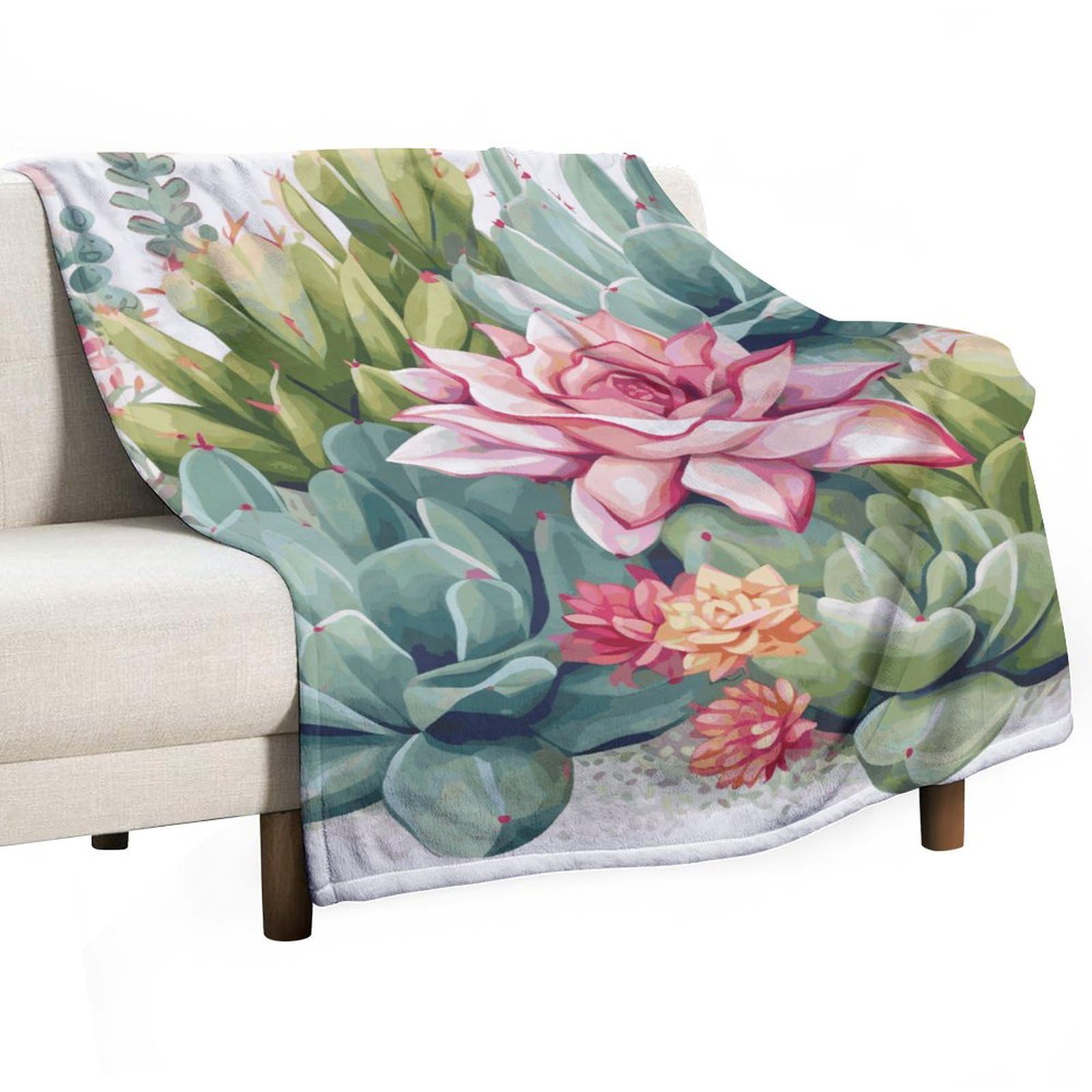 Couverture en molleton contre le froid - Plaid doux pour canapé 127x177cm