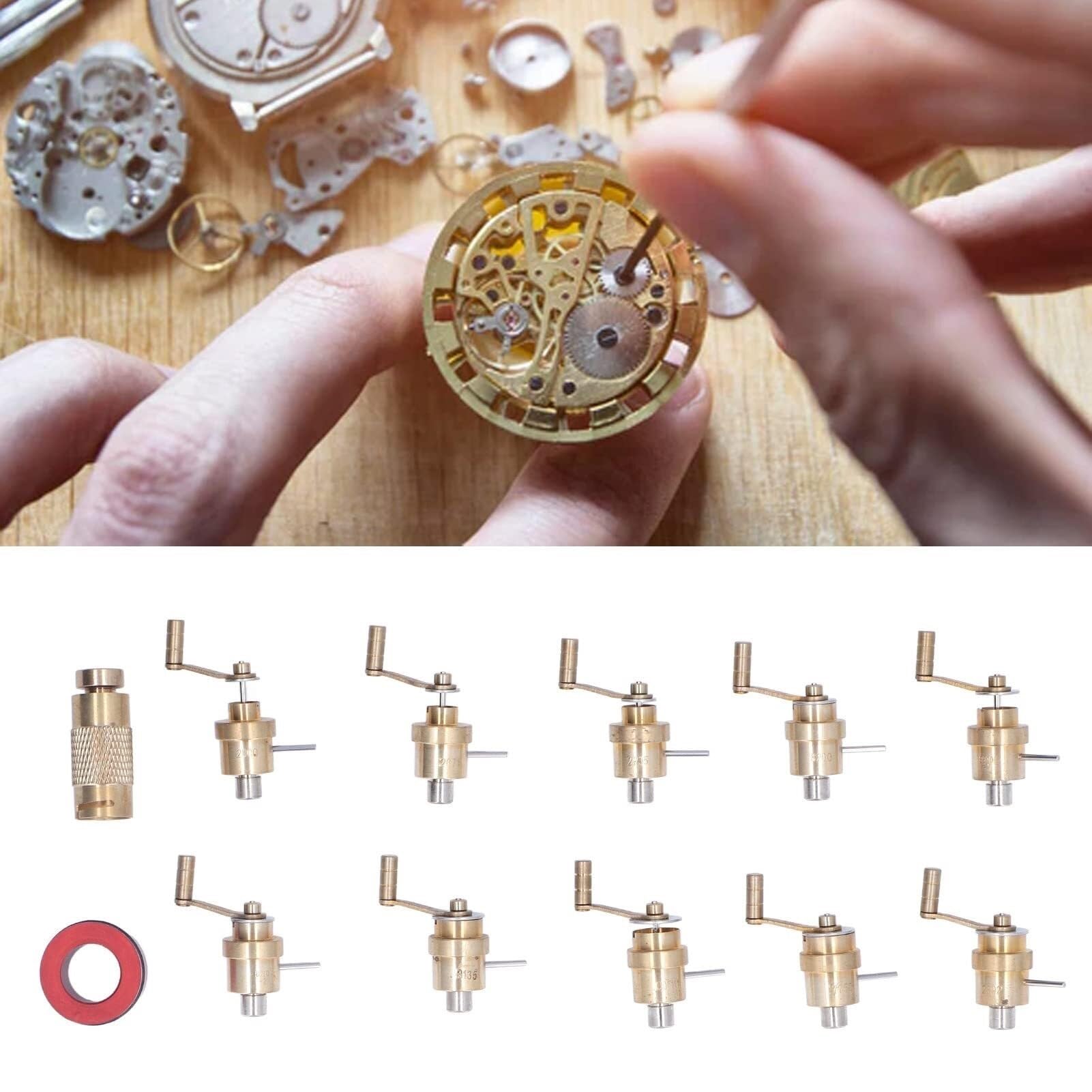 Federaufzieher-Set aus Messing, professionelles DIY-Uhrenreparaturset, unverzichtbares Werkzeug für Uhrmacher