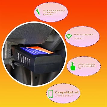 2pcs OBD2 Bluetooth Adapter Car Diagnostic Scanner Code Reader