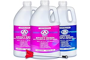 3 Gallon Epoxy Resin Kit: Dive into Crystal Clarity and Effortless Self-Leveling