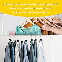 Vista 8 de Tyenaza Percha de ropa con forma de corazón negro, 12 piezas, gancho para ahorrar espacio, armario, armario, ropa, ahorro de espacio